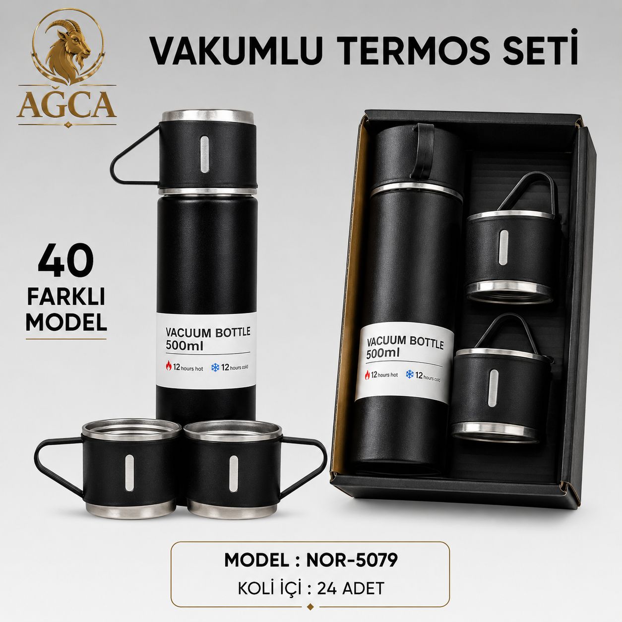 VAKUMLU TERMOS SETİ