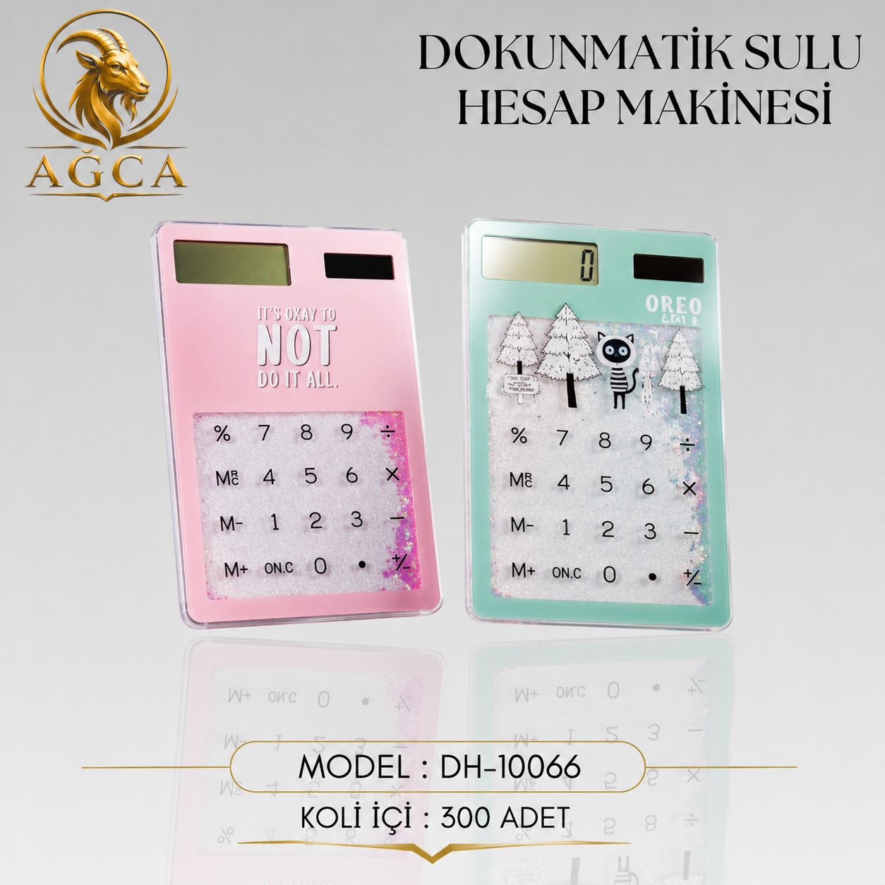 DOKUNMATİK SULU HESAP MAKİNESİ